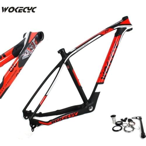 2017 brand new wokecyc mtb carbon frame 29er 3k mountain bikes frame 17.5'' 19'' mountain bike 29 ems free shipping