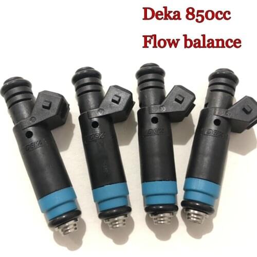 4x Flow balance 850cc High Impedance Nozzle Fuel Injector For V8 LT1 LS1 LS6 Deka 110324 FI114992 109991 FI114991