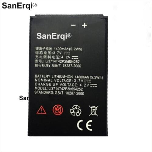 Li3714T42P3h654252 1400mAh Battery for ZTE U809 V809 with good quality