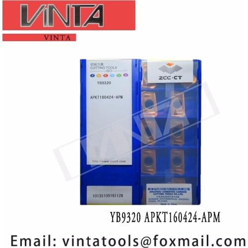 Free shipping high quality 10pcs/lots YB9320 APKT160424-APM cnc caibide milling inserts
