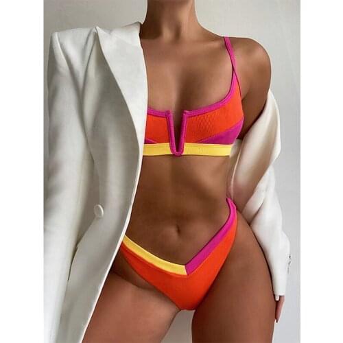 Bikini Mujer Swimwear 2021 Girl Swimsuit Bathing Suit Biquinis Swimming Suit for Women Maillot De Bain Femme Swim Suit Monokini