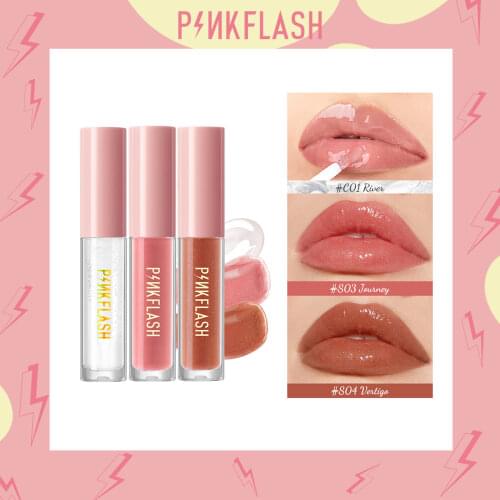 PinkFlash Shine and Shimmer Plumping Lip Gloss Moisturizing Lip Care Plumping Lips