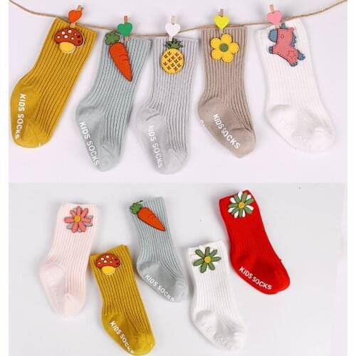 Childrens Cartoon Socks Non-Slip Loose Mouth Baby Socks Girls Boys Floor Socks Newborn Toddler Socks Children Accessories