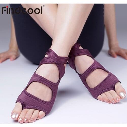 Findcool Pilates Shoes Women Yoga Shoes Fitness Sports Trainers Shoes Slip Resistant