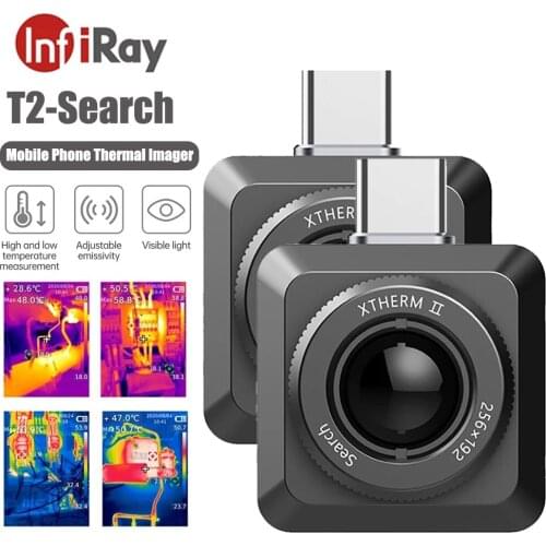 InfiRay T2-Search Mini Mobile Phone Thermal Imaging Camera Thermal Infrared Imager Thermal Camera 256×192 Resolution Type C