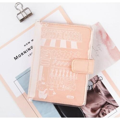 Kinbor Tent Applicable PVC Protective Cover Cartoon Pattern Scrub Boy Cover Dustproof A6 Tent Accessories A5 Set Weekly Plan