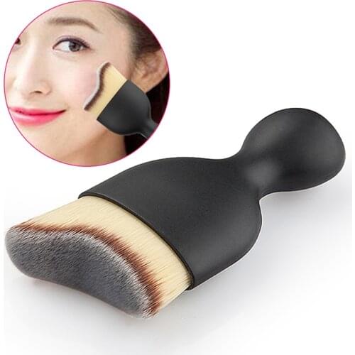 Powder Brush Uneven Beauty Toothbrush Shaped Foundation Face Power Oval Cream Puff Makeup Brushes High Quality Makeup Brush