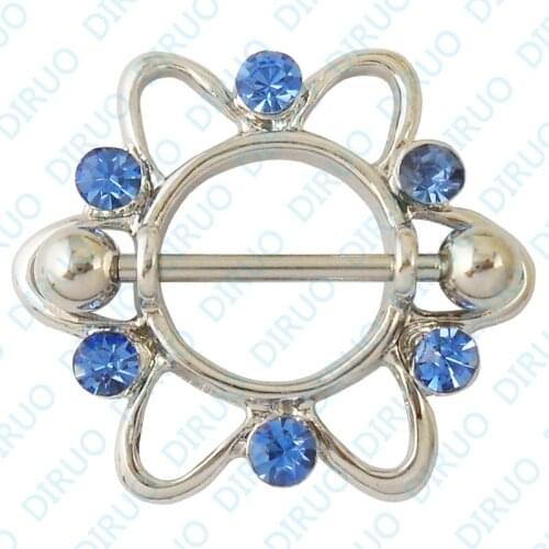 Wholesale Nipple Ring Nipple Piercing Body Piercing Jewelry nickel-free5pcs/lot