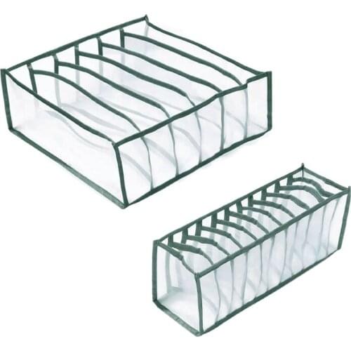 A Set Underwear Storage Box Put Socks Artifact Bra Underwear Closet Drawer Type Compartment Finishing Box Household