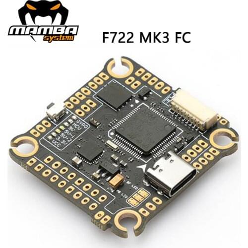 DIATONE MAMBA Basic F722 MK3 Flight Controller W/ OSD Settings STM32F722RET6 MPU6000 M3/30.5X30.5mm for RC PFV Racing Drone