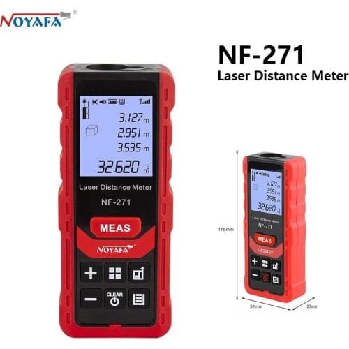 Noyafa 50M 70M Laser Distance Meter NF-271 Electronic Laser Digital Rangefinder Ruler Range Finder Measuring Tape Device