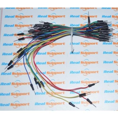 Breadboard power module points Solderless Prototype Bread board kit +65 Flexible jumper wires