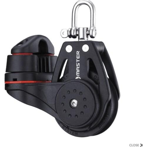 Sailboat Hardware 75mm 2 15/16" Single Swivel Shackle Fairlead Cleat Block Master BB-0710F