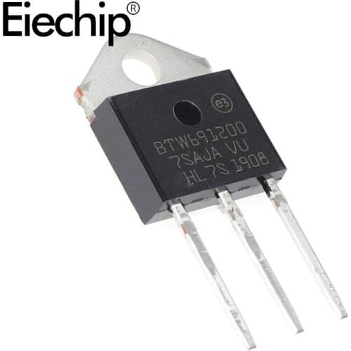 5PCS High-power transistor BTW69-1200 BTW691200 one-way SCR TO-3P 1200V 50A 1W