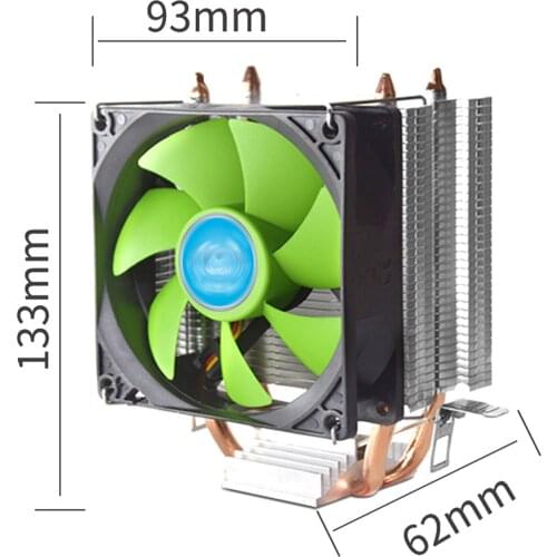 Desktop CPU Cooling Fan Portable Cooler for intel LGA 775/1155/1156 and AMD
