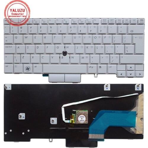 New English Laptop Keyboard for HP2740 2740p 2740V Silver US