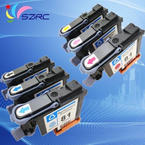 Original C4950A C4951A C4952A C4953A C4954A C4955A 81 Printhead Refurbished Print Head For HP81 5000 5000ps 5500 5500ps Printer