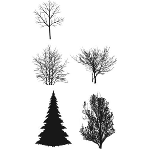 Water Transfer fake tattoo Sticker cedar tree Fashion tatto Waterproof Temporary tatoo for woman man kids 10.5*6 cm