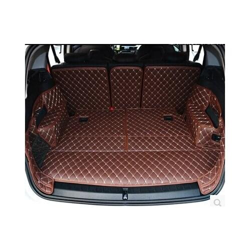 Full Surrounded Special Car Trunk Mats for 2 Series Gran Tourer 7seats Durable Waterproof Boot Carpets