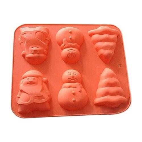 Christmas Silicone Baking Cake Mold Candle Mold
