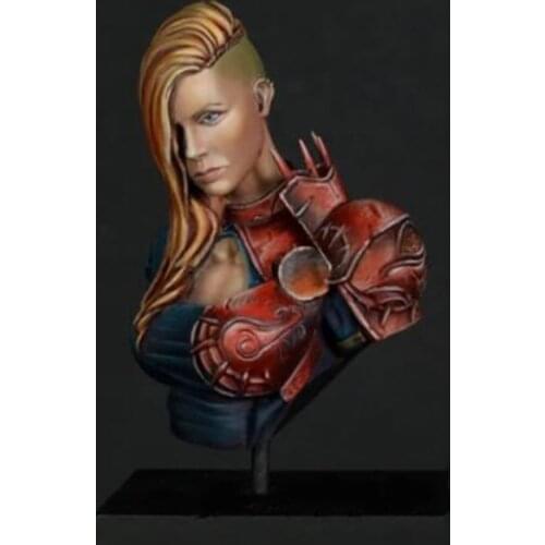 Self-assembled New Unassembled 1/20 ancient girl officer bust Resin Figure Unpainted Model Kit
