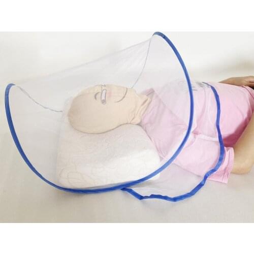 Anti-mosquito Protector Foldable Compact Polyester Round Mosquito Net Cover Installation-Free Insect Canopies Netting Covering