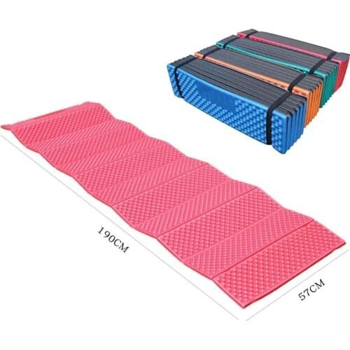 192*56cm Camping Mat Ultralight Foam Camping Mat Seat Folding Beach Tent Picnic Mat Sleeping Pad Waterproof Outdoor Mattress