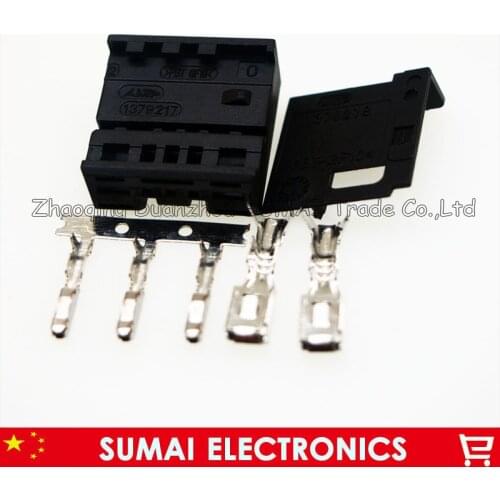 5 Pin AMP/TE 1379217 female auto car seat motor plug, ventilation seat modification plug connector 5Pin 5W MPQ+MQS SOC HSG