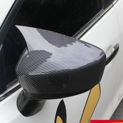 FOR MAZDA 3 Axela 2019 2020 Car Styling Rearview Mirror Cover Cap Mirror Housing Cover Rearview Cap Trim
