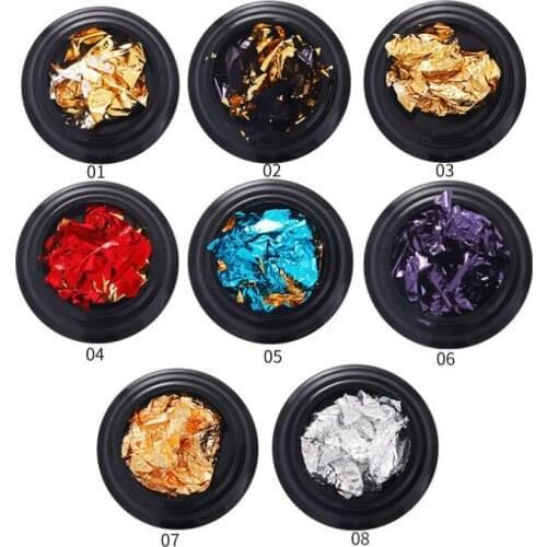 Imitation Gold/Sliver Foil Art Craft Paper Leaf Leaves Sheets Bulk Foil Paper Leaves For Gilding DIY Nail Flake Art Decor