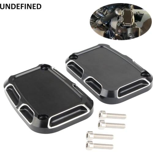 Motorcycle Brake Master Cylinder Cover for Harley Touring Road King Ultra Tri Street Glide Electra Street V-Rod Night Rod 06-17