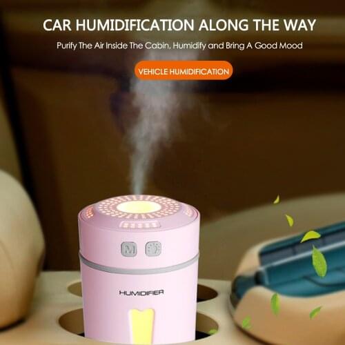 Mini USB Air Purifier Aroma Diffuser Ultrasonic Car Air Humidifier Car Air Freshener Clean Air Spray Car Accessories
