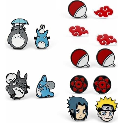 Cartoon Movie/Anime Earrings For Women Girl Animal Figure Enamel Earrings Cute Brincos Jewelry