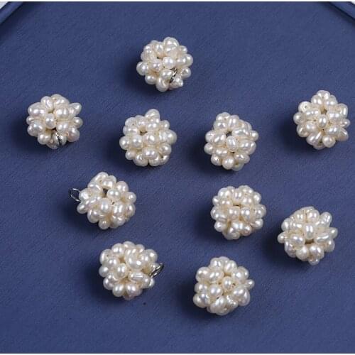 Handmade Natural Baroque Pearl Ball Jewerly Accessories For Earrings Making And Decoration