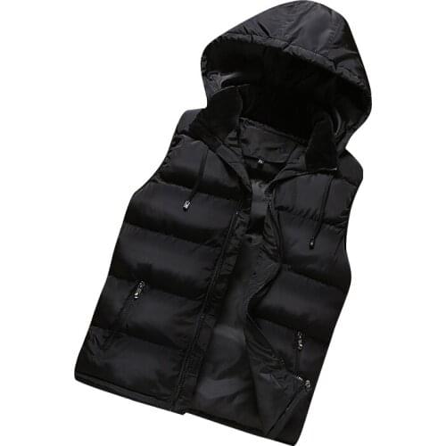 ZC1200 2020 autumn winter new men fashion Trend handsome Cool slim warm cotton-padded vest coat cheap wholesale