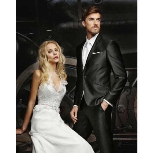 Latest Coat Pant Designs Suit Wedding Suits For Men Slim Fit Groom Tuxedo Formal Men Suit 2 Pieces Costume Homme Mariage