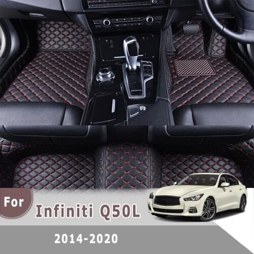 RHD Carpets For Infiniti Q50L 2020 2019 2018 2017 2016 2015 2014 Car Floor Mats Custom Interior Styling Rugs Covers