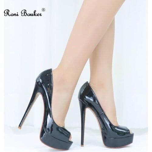 Roni Bouker Leather Pumps