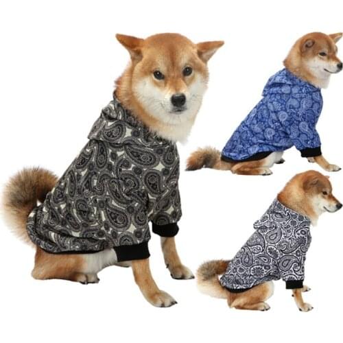Dog Hoodie Fashion Check Soft Warm Pet Sweatshirt Coats Chihuahua French Bulldog Comfortable Clothes