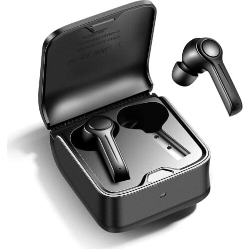 TWS Wireless Headphones Hifi Bluetooth 5.1 Earphones ES06 Leather Sport IPX7 Noise Reduction Earbuds And HD Mic Gaming Headset