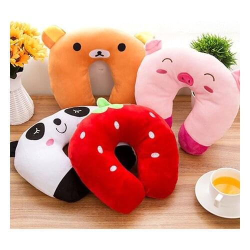 Cartoon U-shaped Pillow Neck U-shaped Pillow Cervical Pillow NAP Pillow Cute Aircraft Travel Pillow AT126