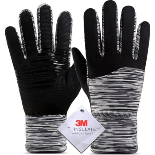 Winter Ski Warm Windproof Waterproof Touch Screen Mens Gloves And Womens Plus Cashmere New Outdoor Sports Cycling Gloves