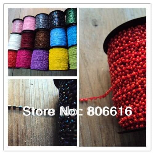2MM (Plz choose color) 1PCS / 100Yards Czech Glass Seed Beads Cords Ropes Wires Jewelry Accessories Findings