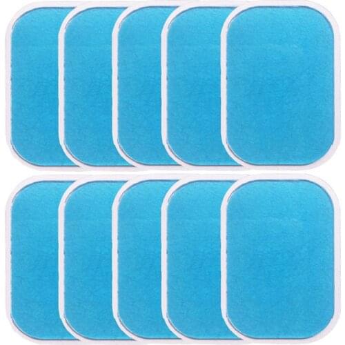 2/4/6/8/10/12 Pcs Replacement Gel Pads For EMS Trainer Weight Loss Abdominal Muscle Stimulator Exerciser Replacement Massage Gel