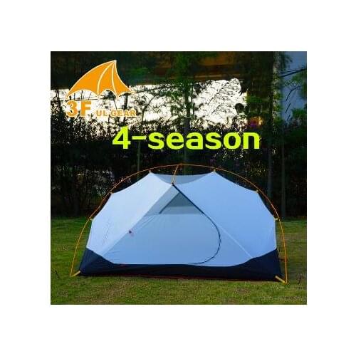 3F UL GEAR 4 Season 2 Person Tent Vents Ultralight Camping Tent Body for Inner Tent