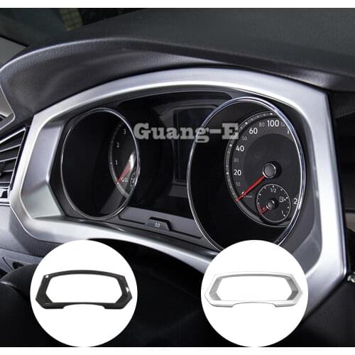 Car Trim ABS Matte Dashboard Meter Instrument Panel Gauge Frame For Volkswagen VW TiguanL Tiguan L MK2 2016 2017 2018 2019 2020