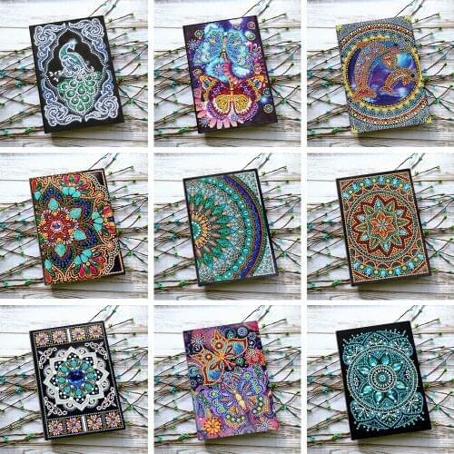 A5 Notebook DIY Creative Special Shaped Diamond Painting unicorn Notebook Diary Book Embroidery Diamond Cross Stitch Craft Gift