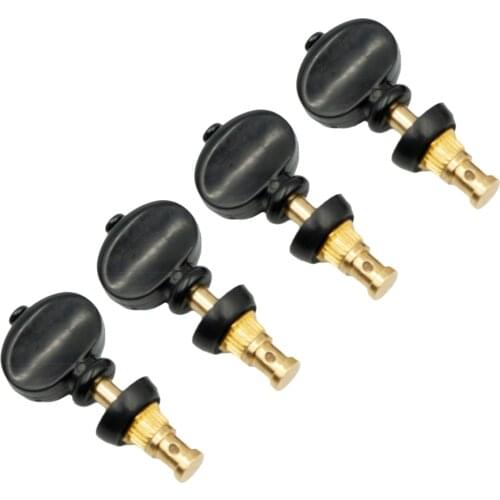 Ukulele Tuning Pegs Machine Heads Tuners Keys Guitar Parts Black Friction