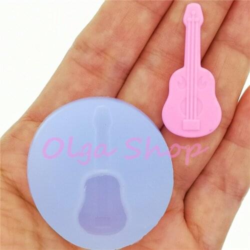 FYL826 35.2mm x 15.3mm Silicone Mold Fondant Cake Decoration Candy Resin Clay Earrings Necklace Craft Soap Candle FOOD SAFE