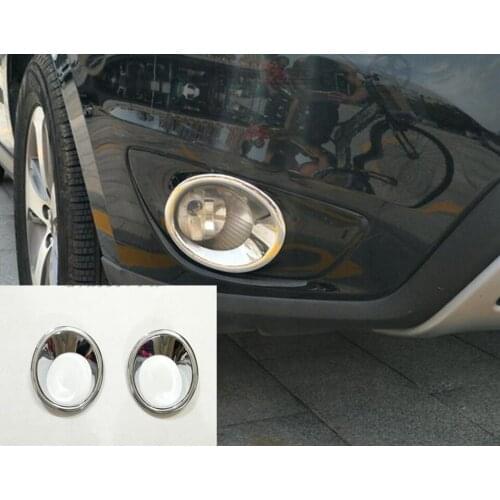 Chrome Front Fog Light Trim for Hyundai Santa Fe 2009-2012